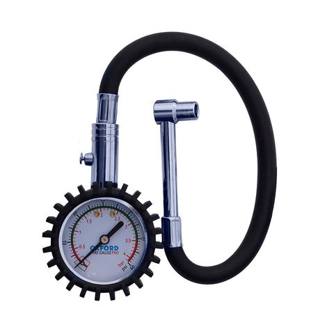 Oxford Tyre Gauge Pro (dial type)0-60psi (OX750)