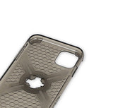 Cube-Intuitive iPhone 11 Pro/X/XS X-Guard, Clear Grey Bones Infinity mount Cover. (MA16-0018)