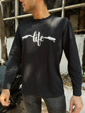 Grease Monkey 'Life' Behind Bars Full Sleeve T-shirt