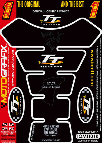 Motografix Isle Of Man TT Races Official Licensed Tank Pad (IOMTT01K)