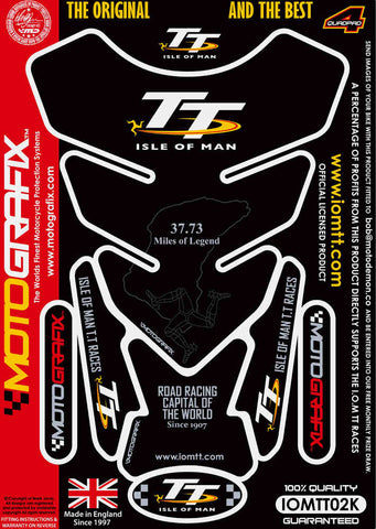 Motografix Isle Of Man TT Races Official Licensed Tank Pad (IOMTT02K)