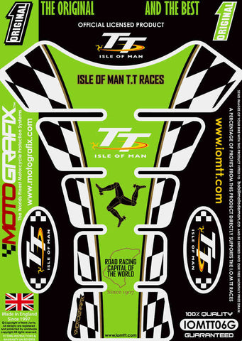 Motografix Isle Of Man TT Races Official Licensed Tank Pad (IOMTT06G)