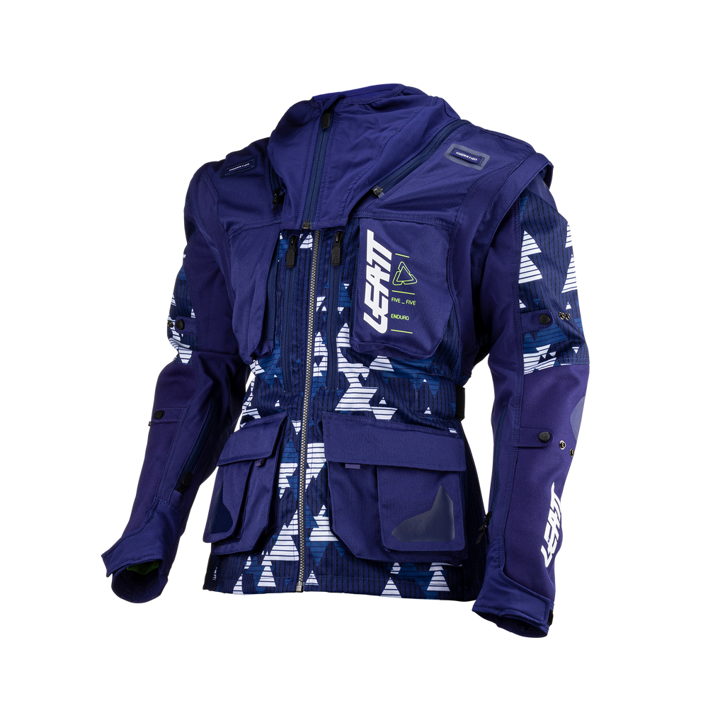 Leatt Jacket Moto 5.5 Enduro Blue 502303015 LazyAssBikers
