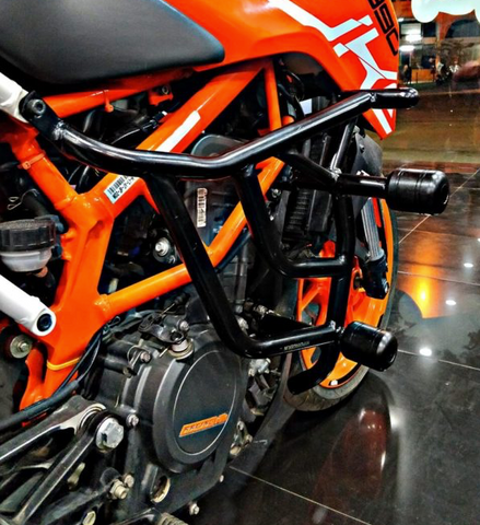 HyperRider Crash Guards KTM Duke 250 & 390 Black (HRDUK201S)