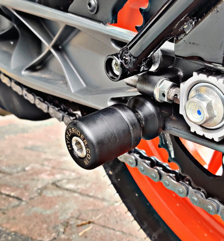 HyperRider Swingarm Spool Sliders KTM Duke 125 200 BS6 ACC600