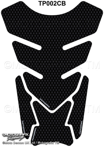 Motografix Universal Plain Carbon Fibre Quadra Tank Pad Protector (TP002CB)