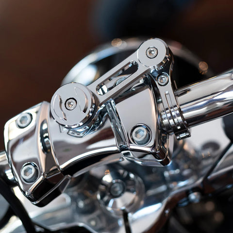 SP Connect C/C+ Moto Mount Pro Chrome (53129) – LazyAssBikers
