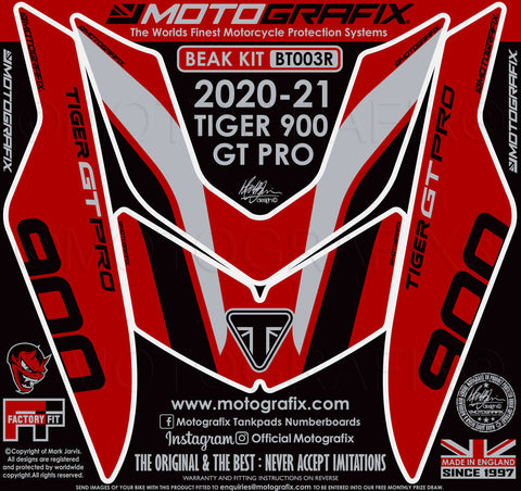 Motografix Triumph Tiger 900 GT Pro 20-21 Beak (BT003)